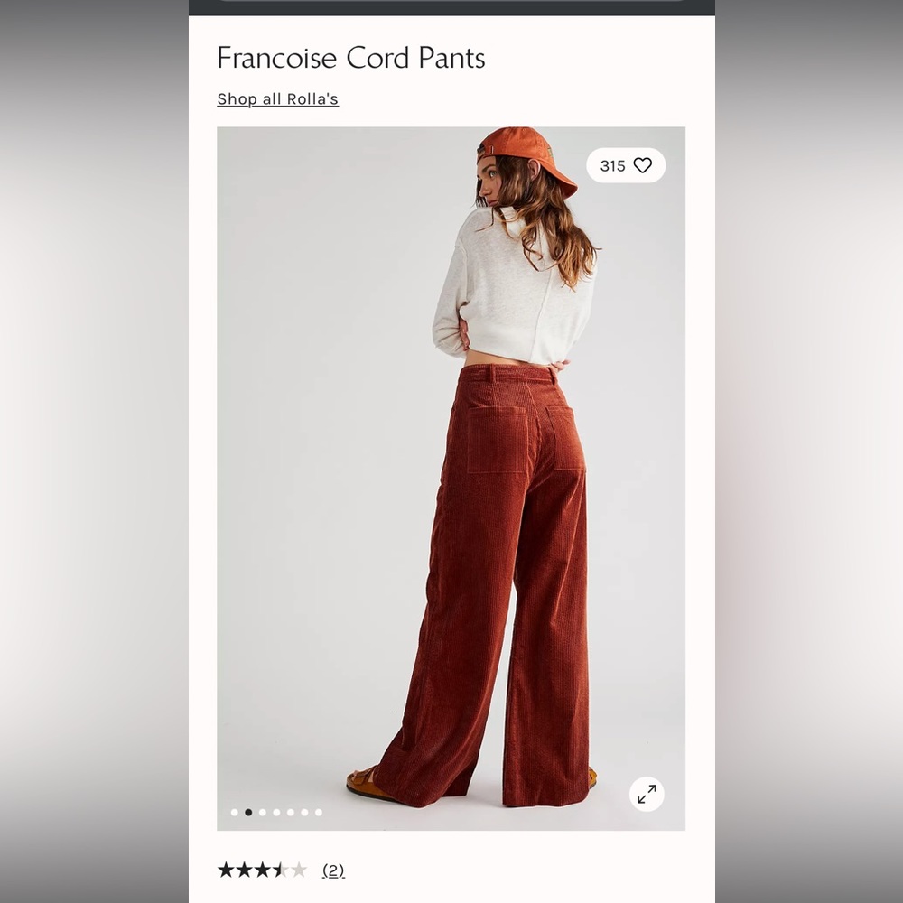 Free people Corduroy Pants